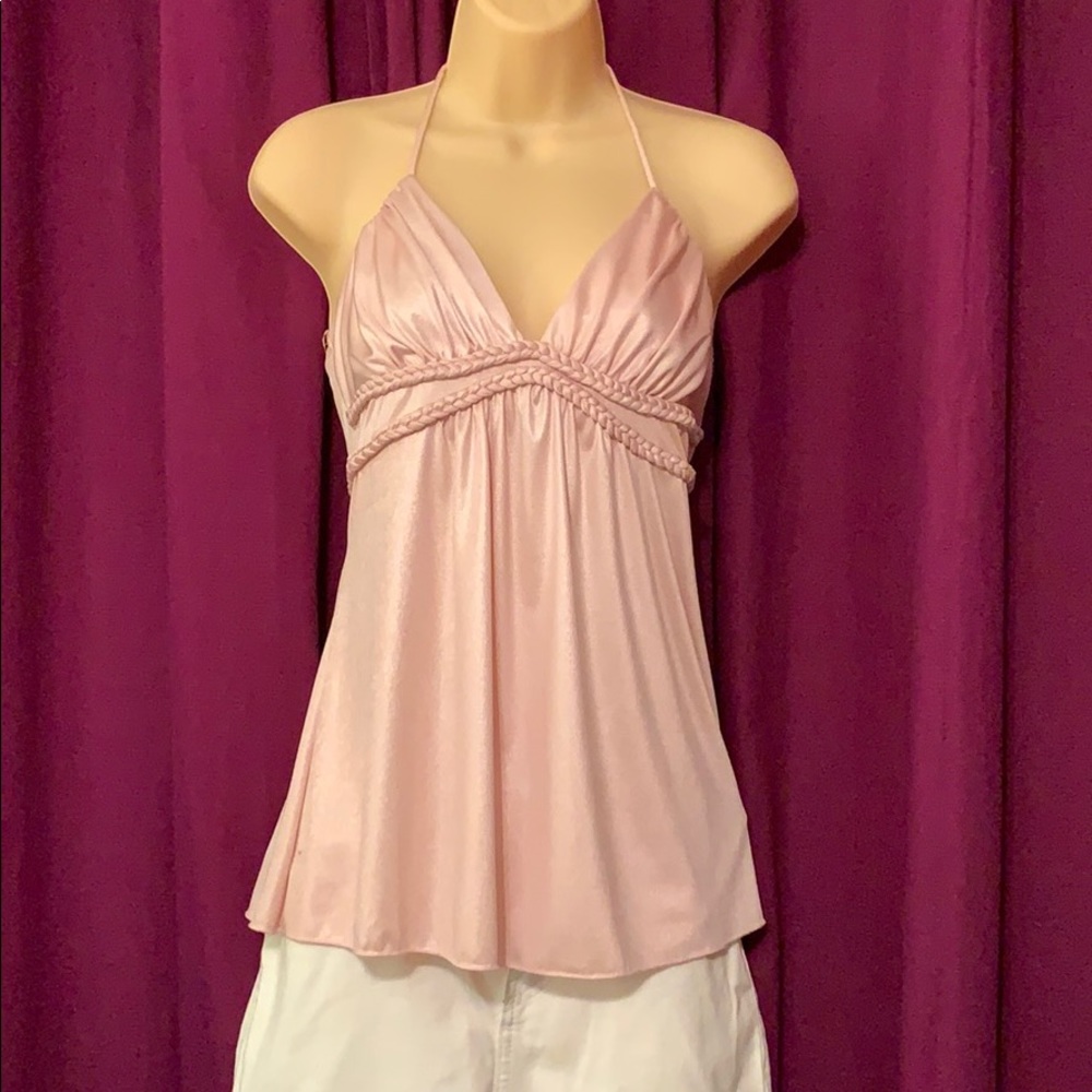 Soft Pink Halter Top
